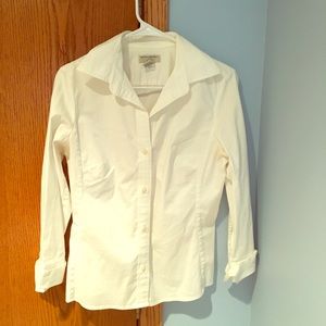 EUC banana republic collared oxford cuff shirt